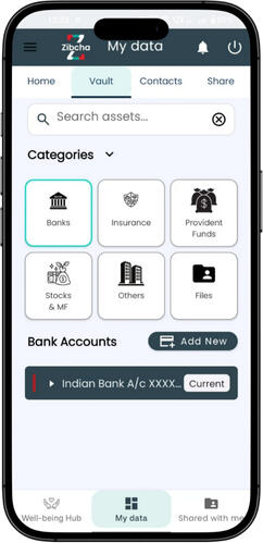 Vault - Securely store your financials organised